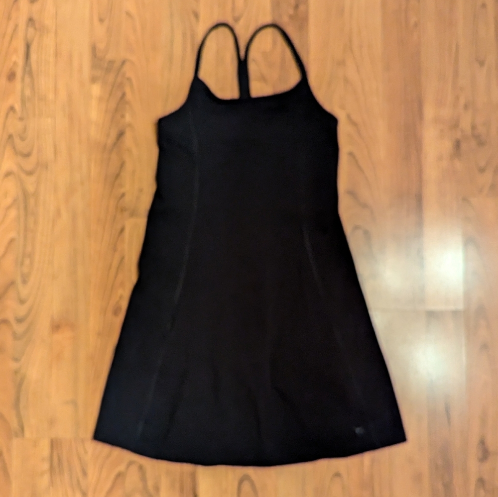 NWOT PINK Racerback Sports Dress in Black, Size XS - Picture 3 of 8